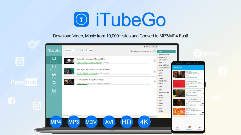 iTubeGo YouTube Downloader 6.5.0 Crack + Serial Key Download
